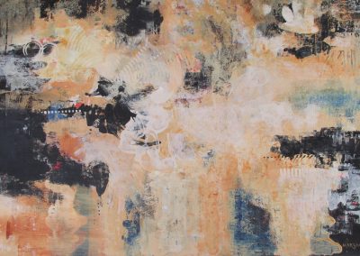 Beginings acrylic on paper 22x30