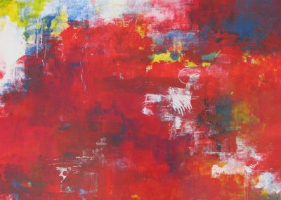 Mardi Gras #2 acrylic on paper 22x30