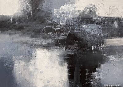 Escaping The Shadows acrylic on canvas 24x24